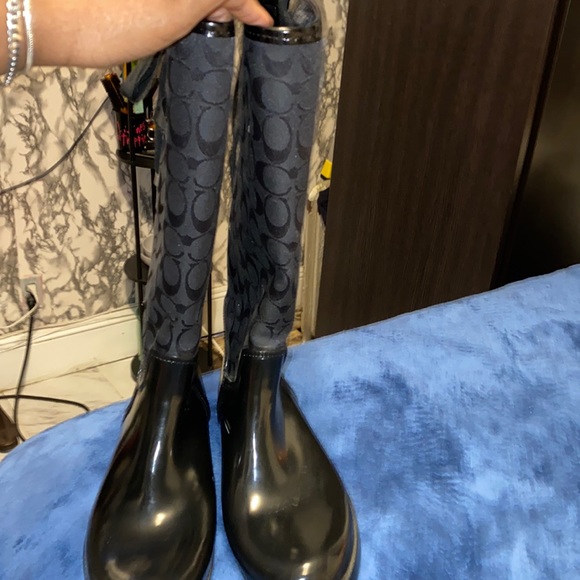 Coach rain boots